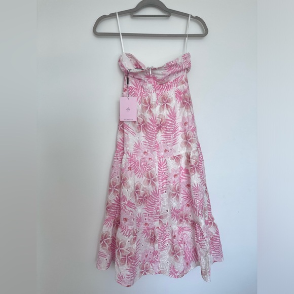 Hello Molly Midi Floral Strapless Dress - NWT - Picture 4 of 5